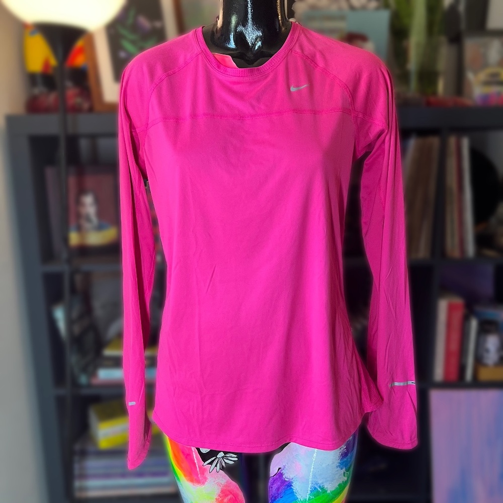 NWOT Nike Running long sleeve DRI-Fit pull over shirt